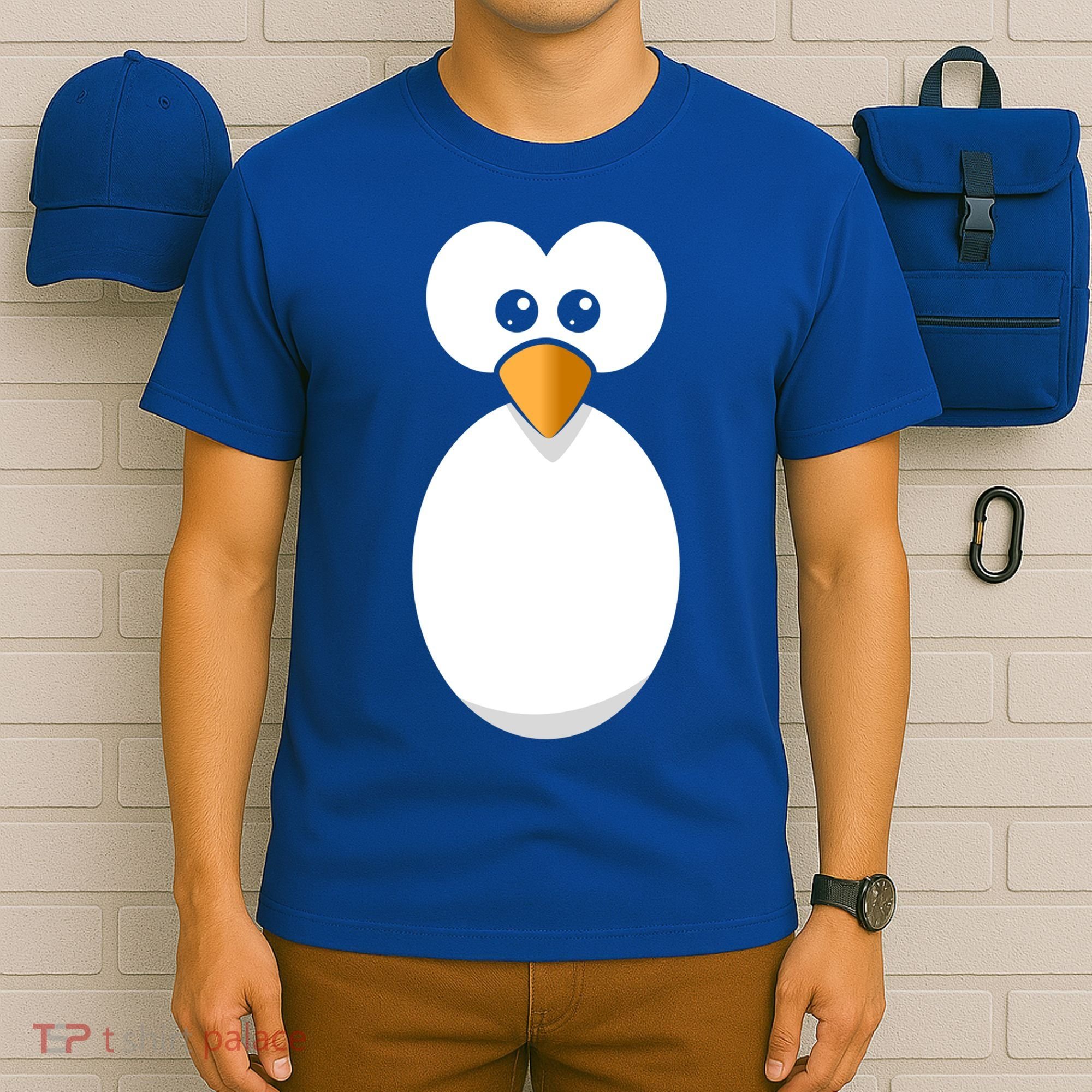 Funny Halloween Costume Black Penguin Funny Gift T-Shirt