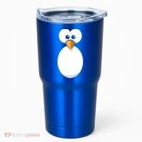 Funny Halloween Costume Black Penguin Funny Gift Tumbler thumb 0