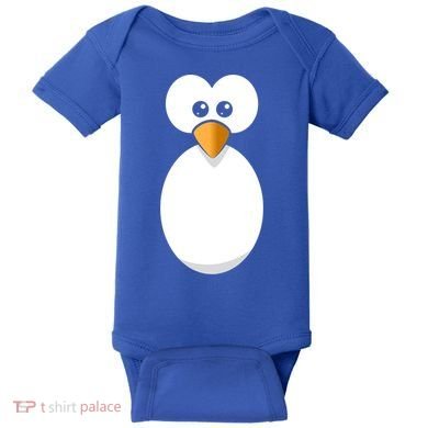 Funny Halloween Costume Black Penguin Funny Gift Baby Bodysuit