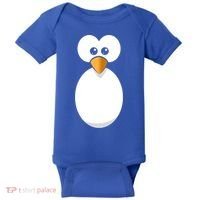 Funny Halloween Costume Black Penguin Funny Gift Baby Bodysuit thumb 0