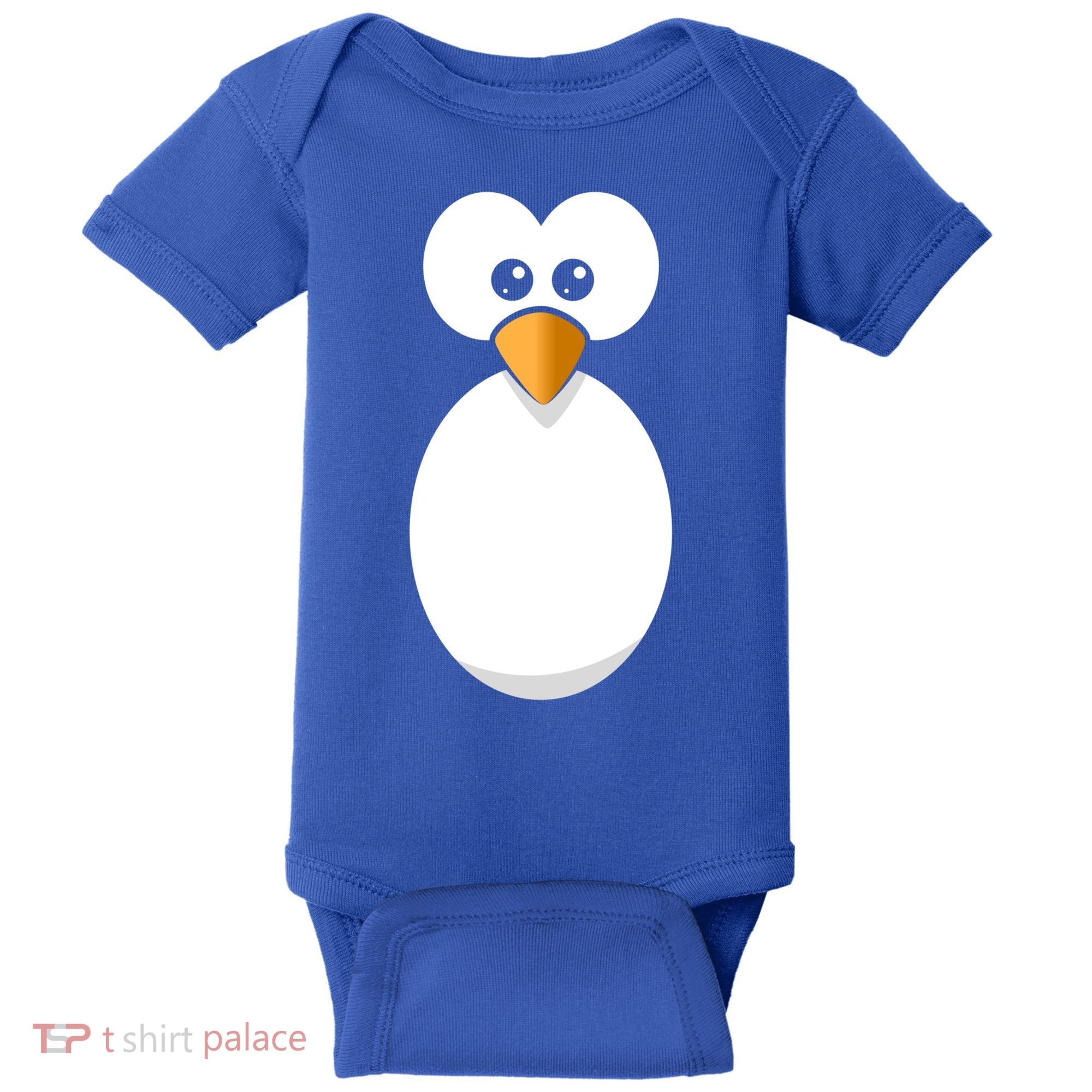 Funny Halloween Costume Black Penguin Funny Gift Baby Bodysuit