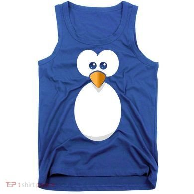 Funny Halloween Costume Black Penguin Funny Gift Tank Top