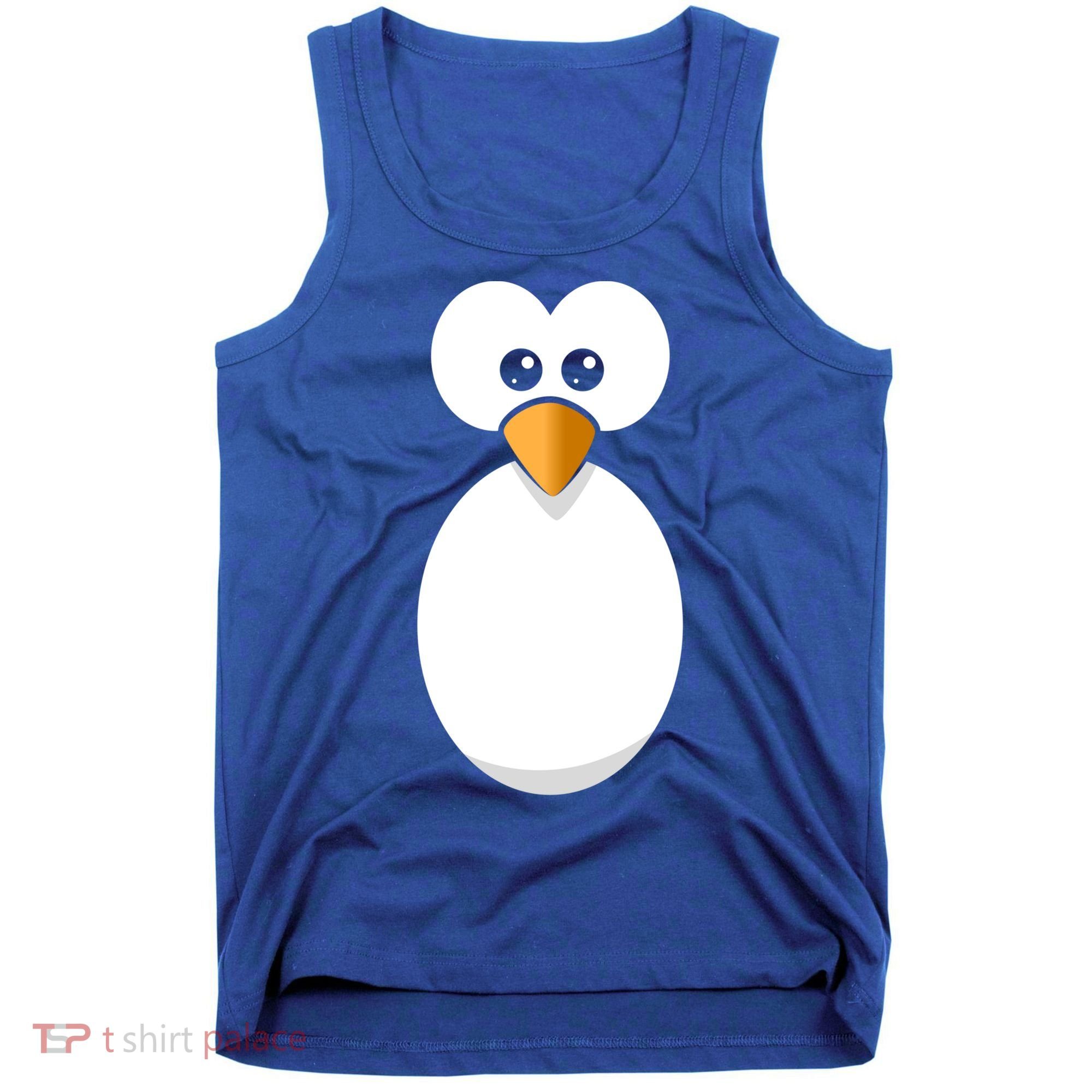 Funny Halloween Costume Black Penguin Funny Gift Tank Top