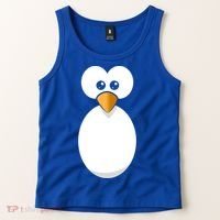 Funny Halloween Costume Black Penguin Funny Gift Tank Top thumb 2