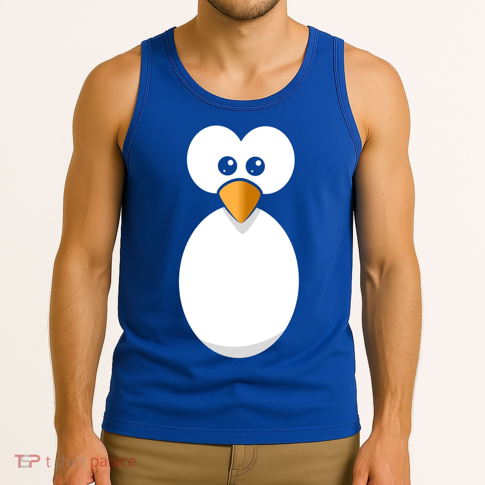 Funny Halloween Costume Black Penguin Funny Gift Tank Top