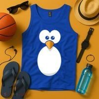 Funny Halloween Costume Black Penguin Funny Gift Tank Top thumb 4