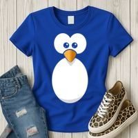 Funny Halloween Costume Black Penguin Funny Gift Women's T-Shirt thumb 3