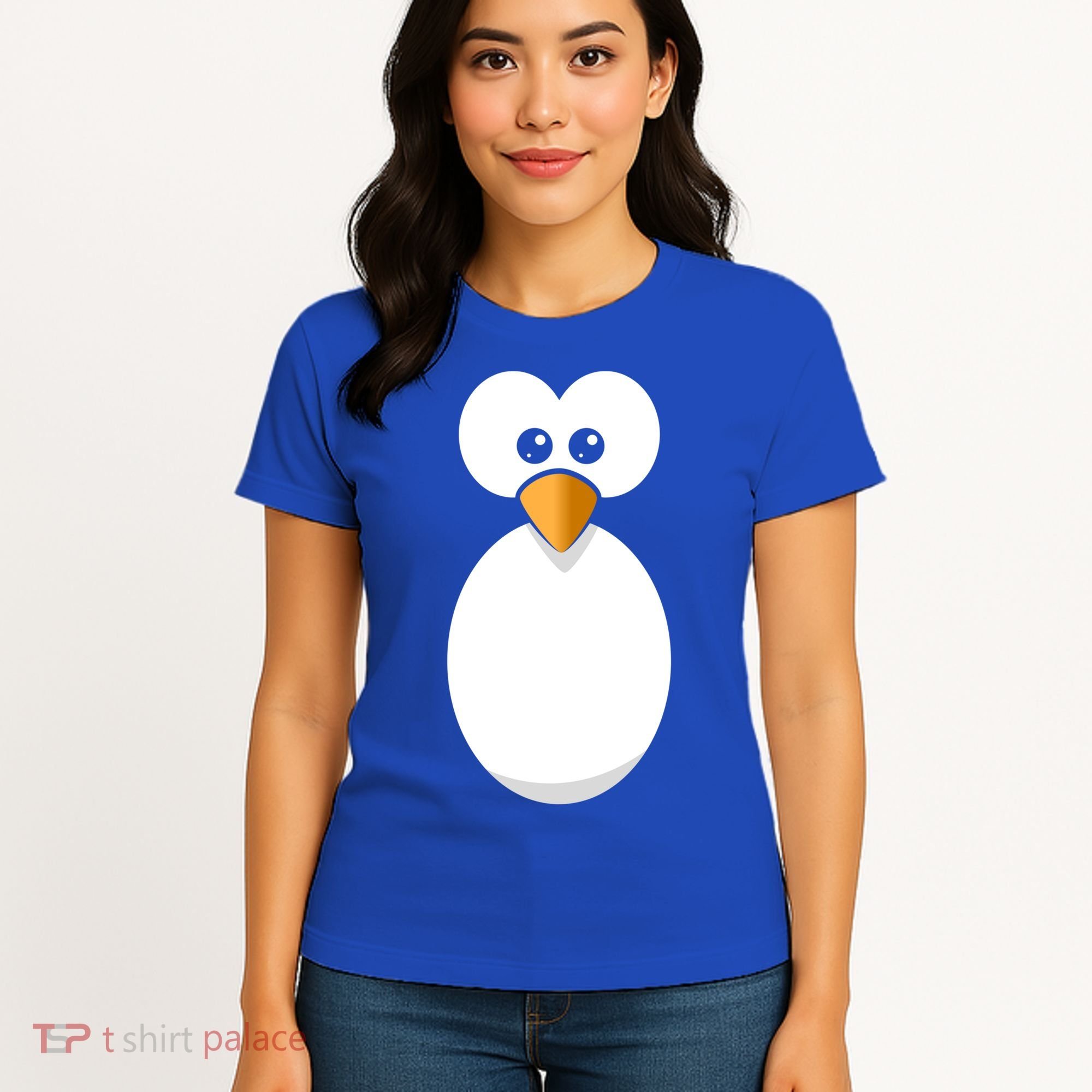 Funny Halloween Costume Black Penguin Funny Gift Women's T-Shirt