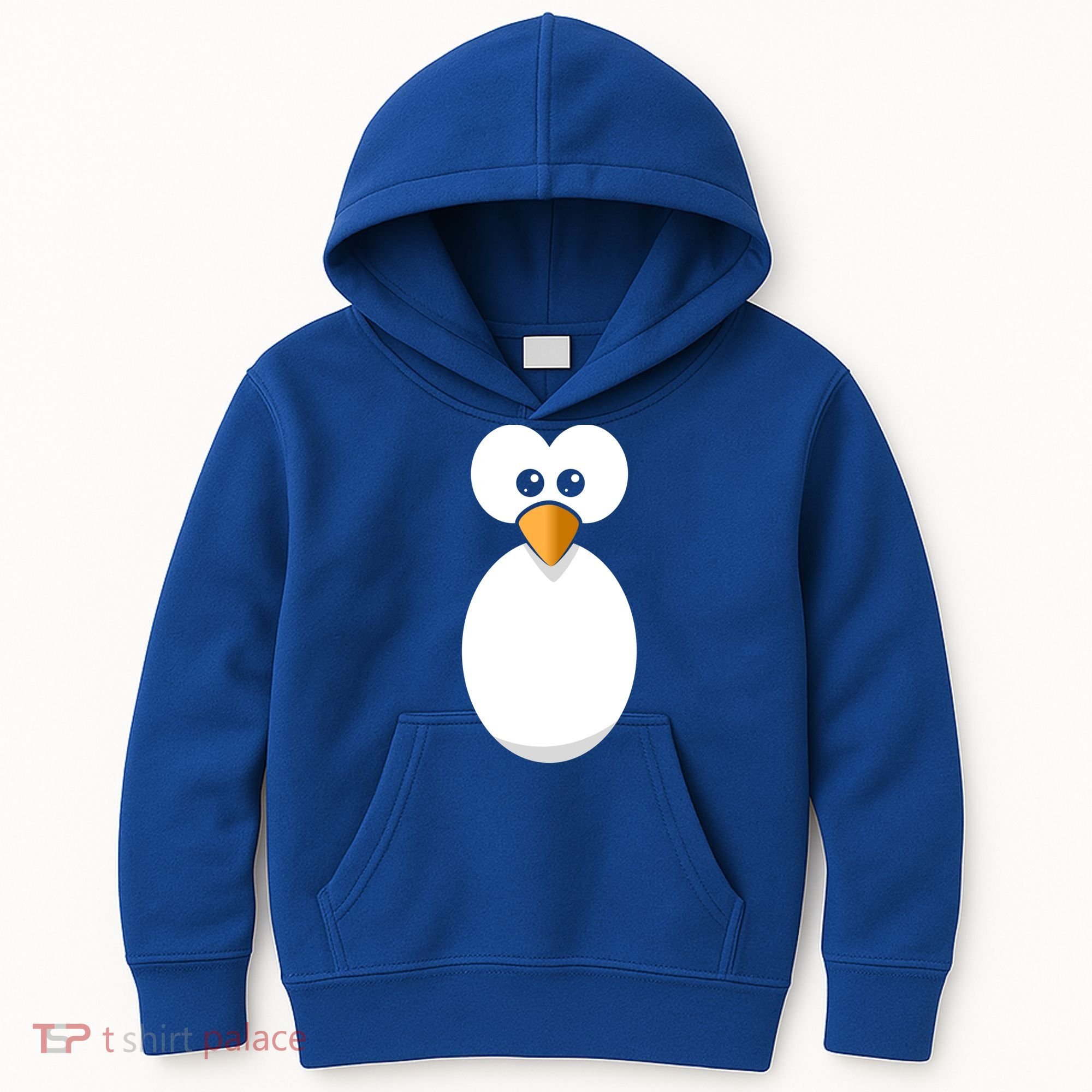 Funny Halloween Costume Black Penguin Funny Gift Kids Hoodie