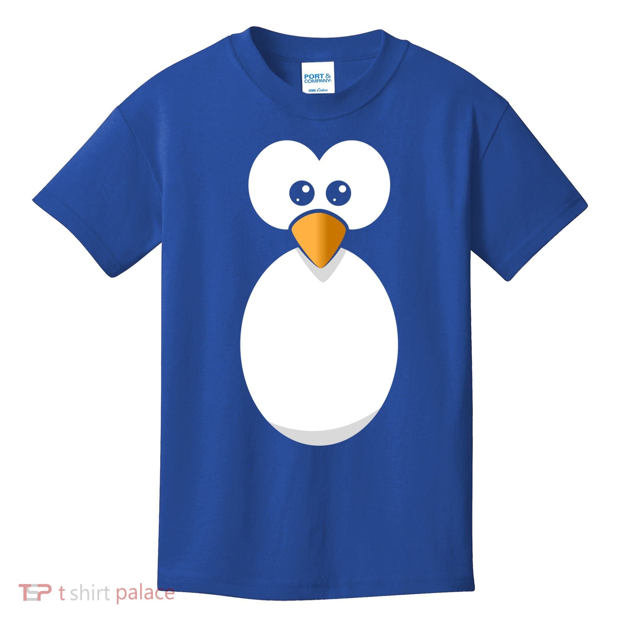 Funny Halloween Costume Black Penguin Funny Gift Kids T-Shirt