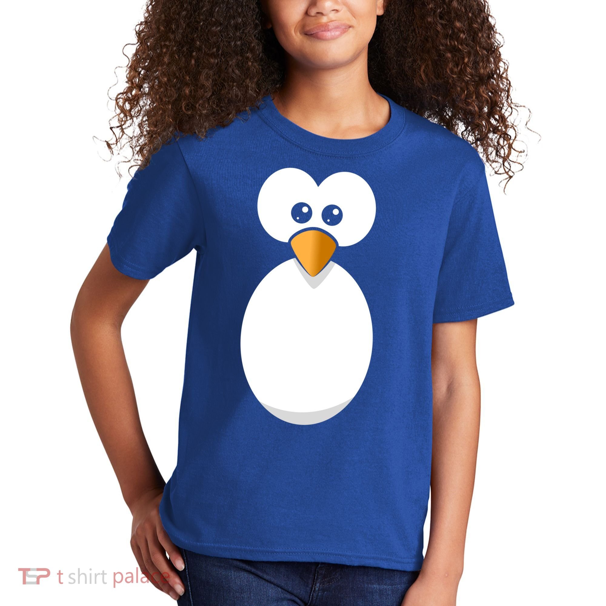 Funny Halloween Costume Black Penguin Funny Gift Kids T-Shirt