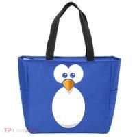 Funny Halloween Costume Black Penguin Funny Gift Tote Bag thumb 0