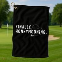 finally honeymooning couples honeymoon matching honeymoonin Golf Towel thumb 1
