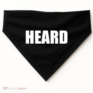 Funny Heard Chef Cook Culinary School Kitchen Talk USA-Made Doggie Bandana