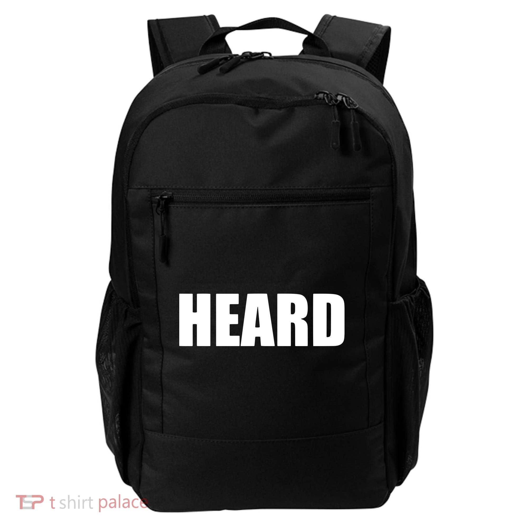 Funny Heard Chef Cook Culinary School Kitchen Talk Backpack