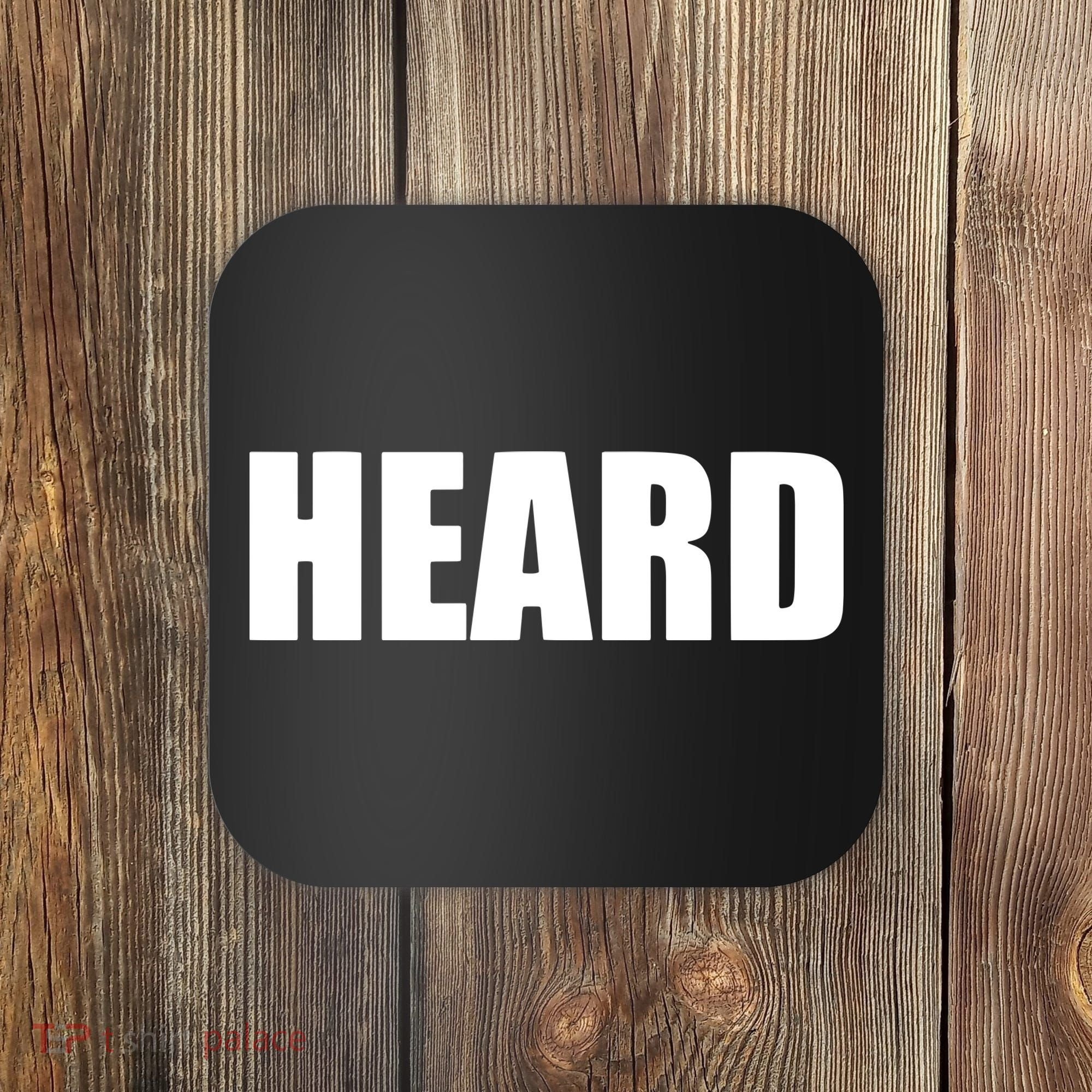 Funny Heard Chef Cook Culinary School Kitchen Talk Coaster