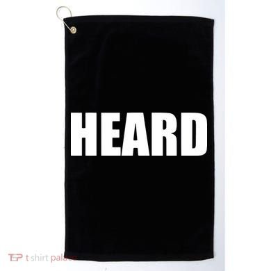 Funny Heard Chef Cook Culinary School Kitchen Talk Golf Towel