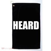 Funny Heard Chef Cook Culinary School Kitchen Talk Golf Towel thumb 0