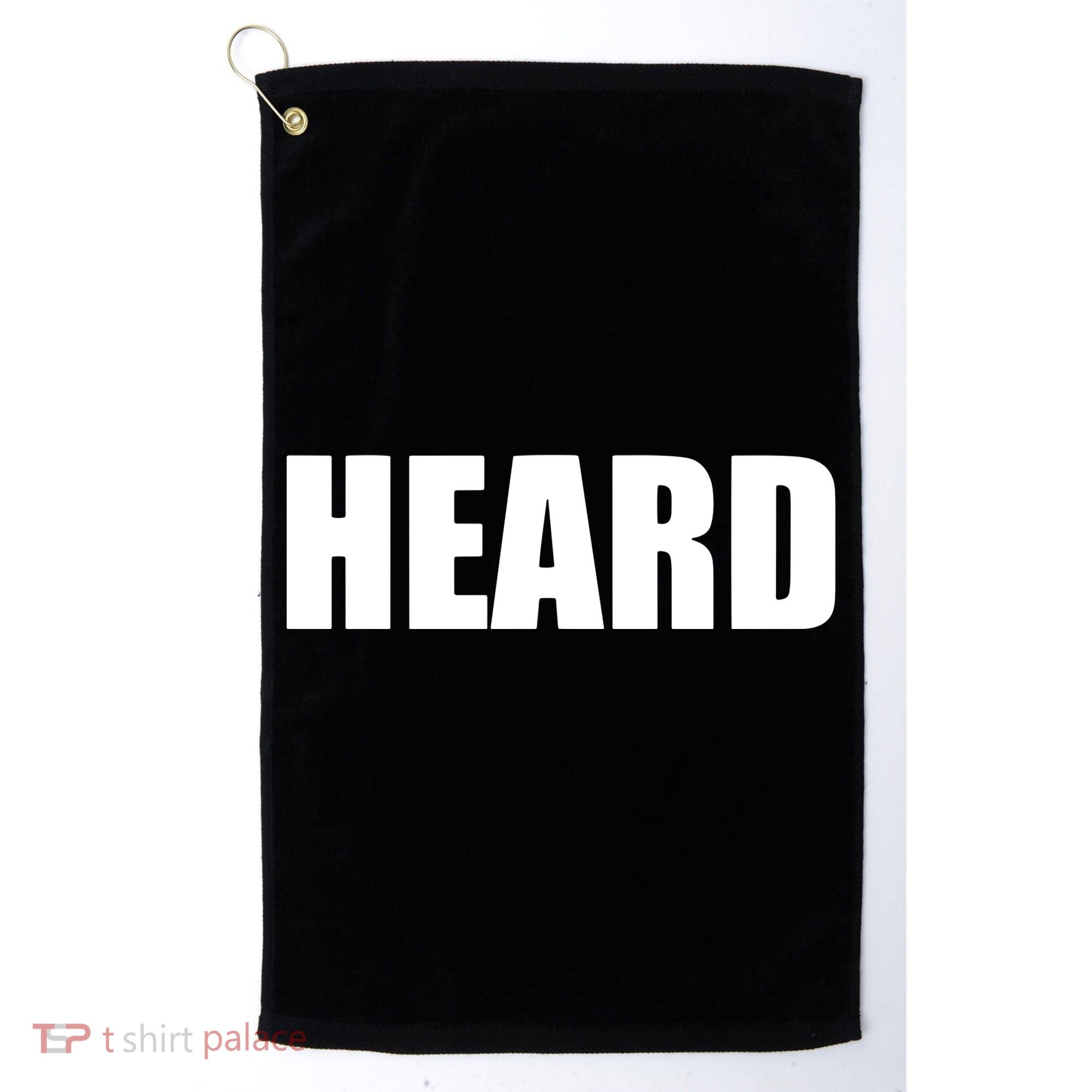 Funny Heard Chef Cook Culinary School Kitchen Talk Golf Towel