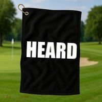Funny Heard Chef Cook Culinary School Kitchen Talk Golf Towel thumb 1