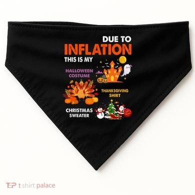 Funny Halloween Costume Thanksgiving Ugly Christmas USA-Made Doggie Bandana