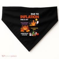 Funny Halloween Costume Thanksgiving Ugly Christmas USA-Made Doggie Bandana thumb 0