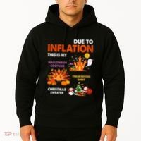 Funny Halloween Costume Thanksgiving Ugly Christmas Hoodie thumb 2