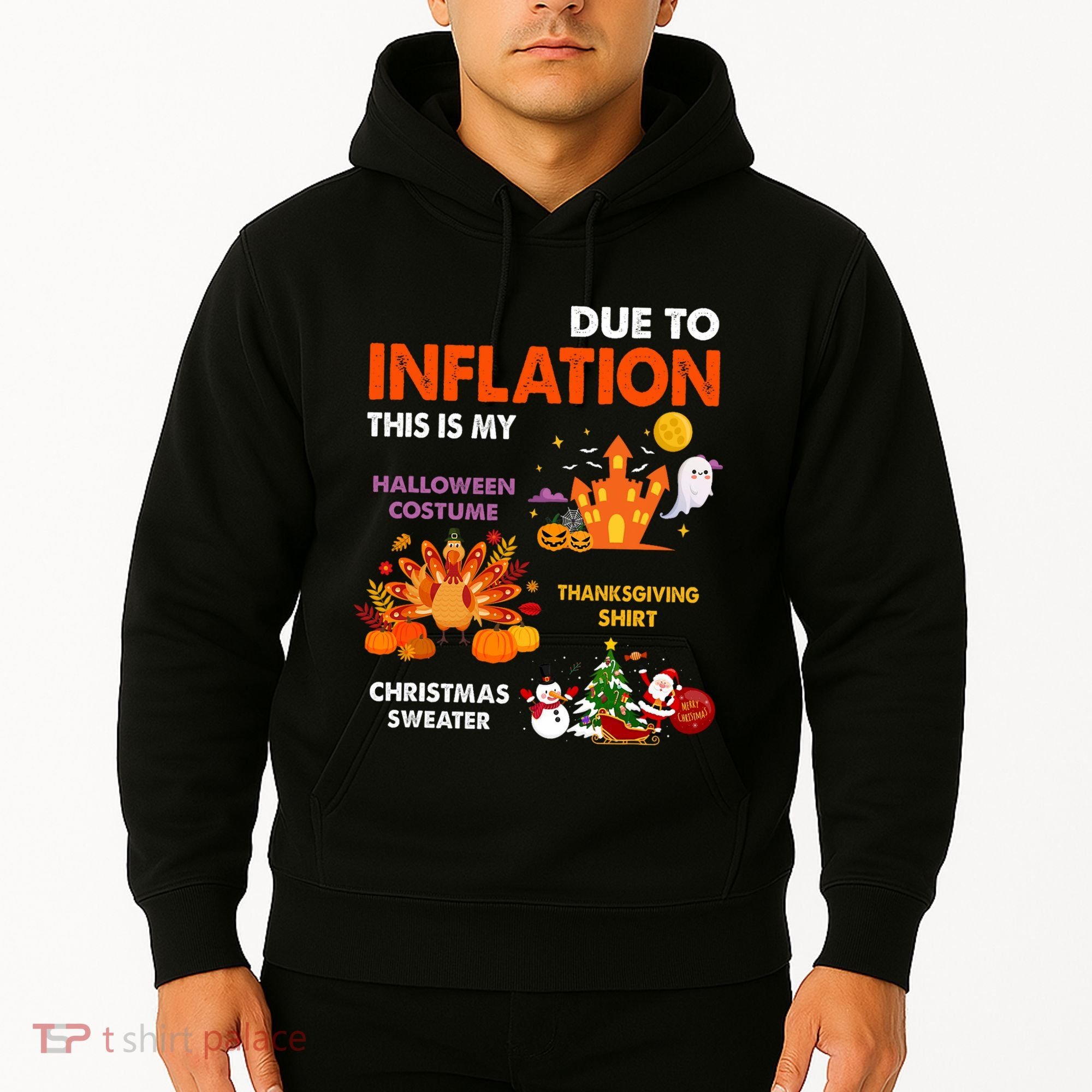 Funny Halloween Costume Thanksgiving Ugly Christmas Hoodie