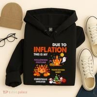 Funny Halloween Costume Thanksgiving Ugly Christmas Hoodie thumb 4