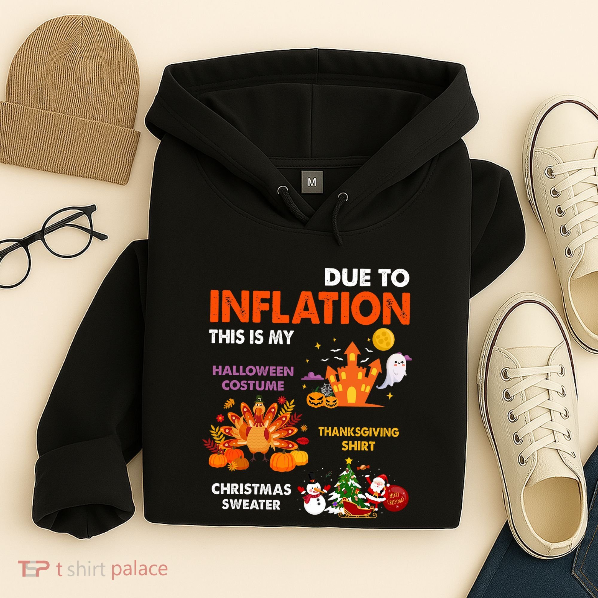 Funny Halloween Costume Thanksgiving Ugly Christmas Hoodie