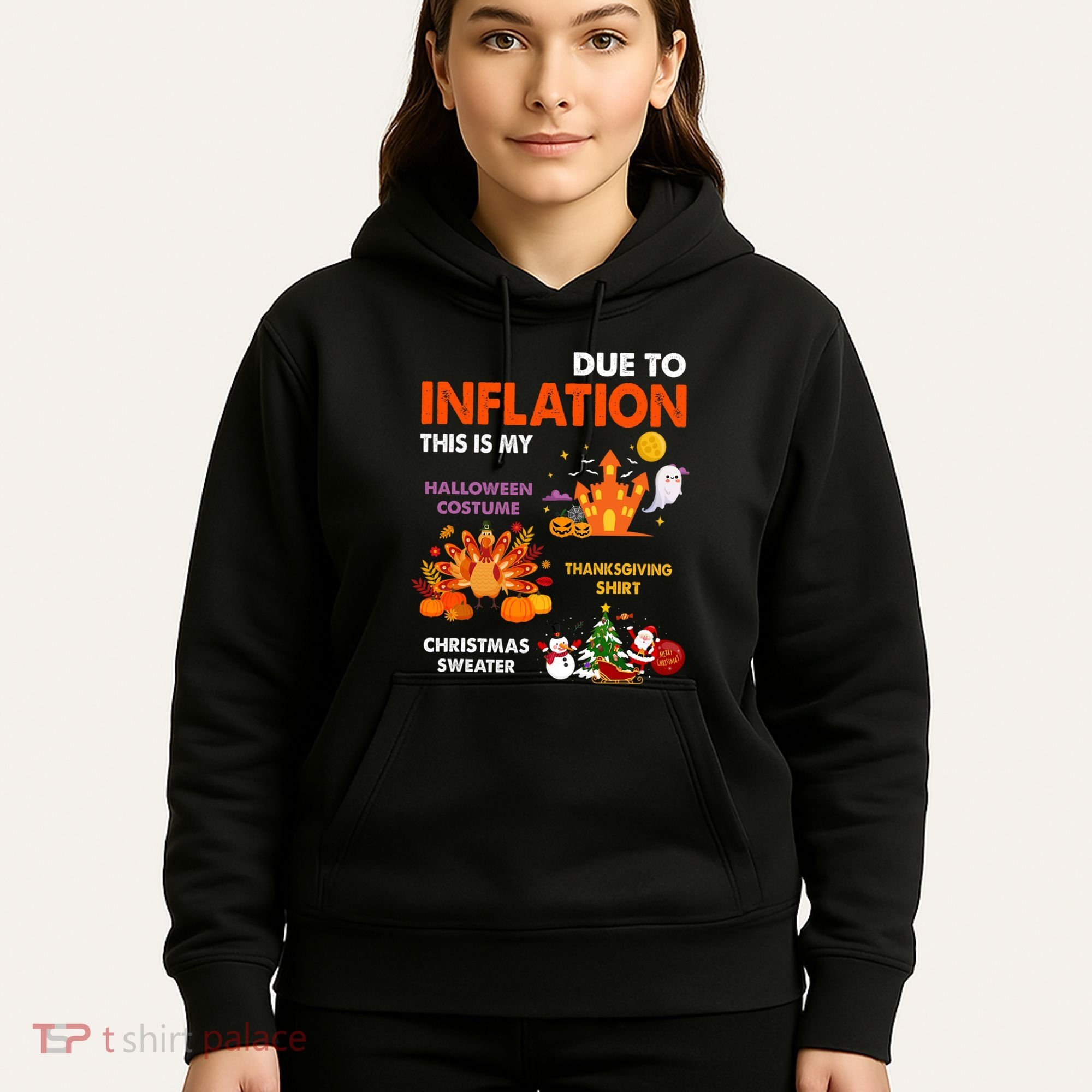 Funny Halloween Costume Thanksgiving Ugly Christmas Hoodie