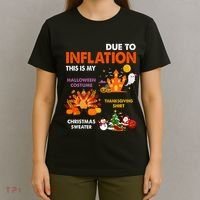 Funny Halloween Costume Thanksgiving Ugly Christmas T-Shirt thumb 4