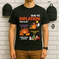 Funny Halloween Costume Thanksgiving Ugly Christmas T-Shirt thumb 6