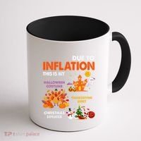 Funny Halloween Costume Thanksgiving Ugly Christmas Coffee Mug thumb 1