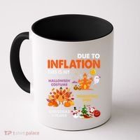 Funny Halloween Costume Thanksgiving Ugly Christmas Coffee Mug thumb 0
