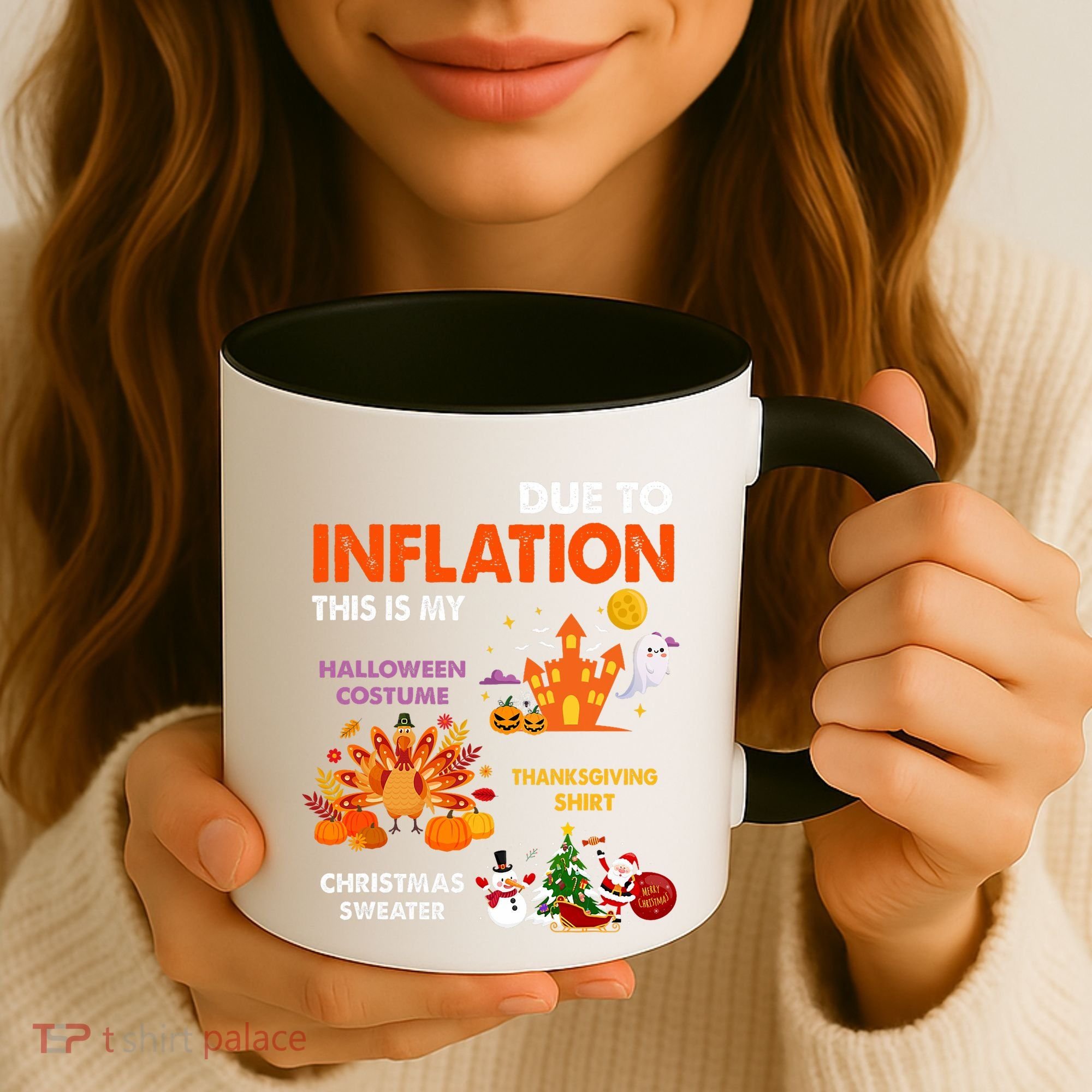 Funny Halloween Costume Thanksgiving Ugly Christmas Coffee Mug