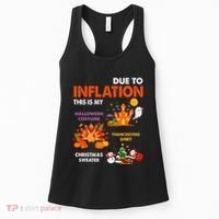 Funny Halloween Costume Thanksgiving Ugly Christmas Women's Tank Top thumb 0