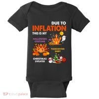Funny Halloween Costume Thanksgiving Ugly Christmas Baby Bodysuit thumb 0