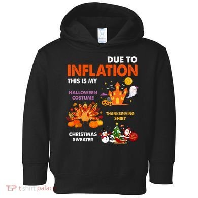 Funny Halloween Costume Thanksgiving Ugly Christmas Toddler Hoodie