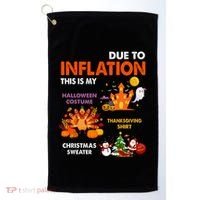 Funny Halloween Costume Thanksgiving Ugly Christmas Golf Towel thumb 0