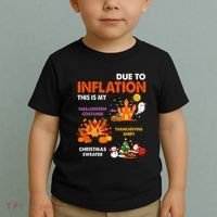 Funny Halloween Costume Thanksgiving Ugly Christmas Toddler T-Shirt thumb 2