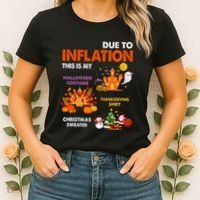 Funny Halloween Costume Thanksgiving Ugly Christmas Women's T-Shirt thumb 2
