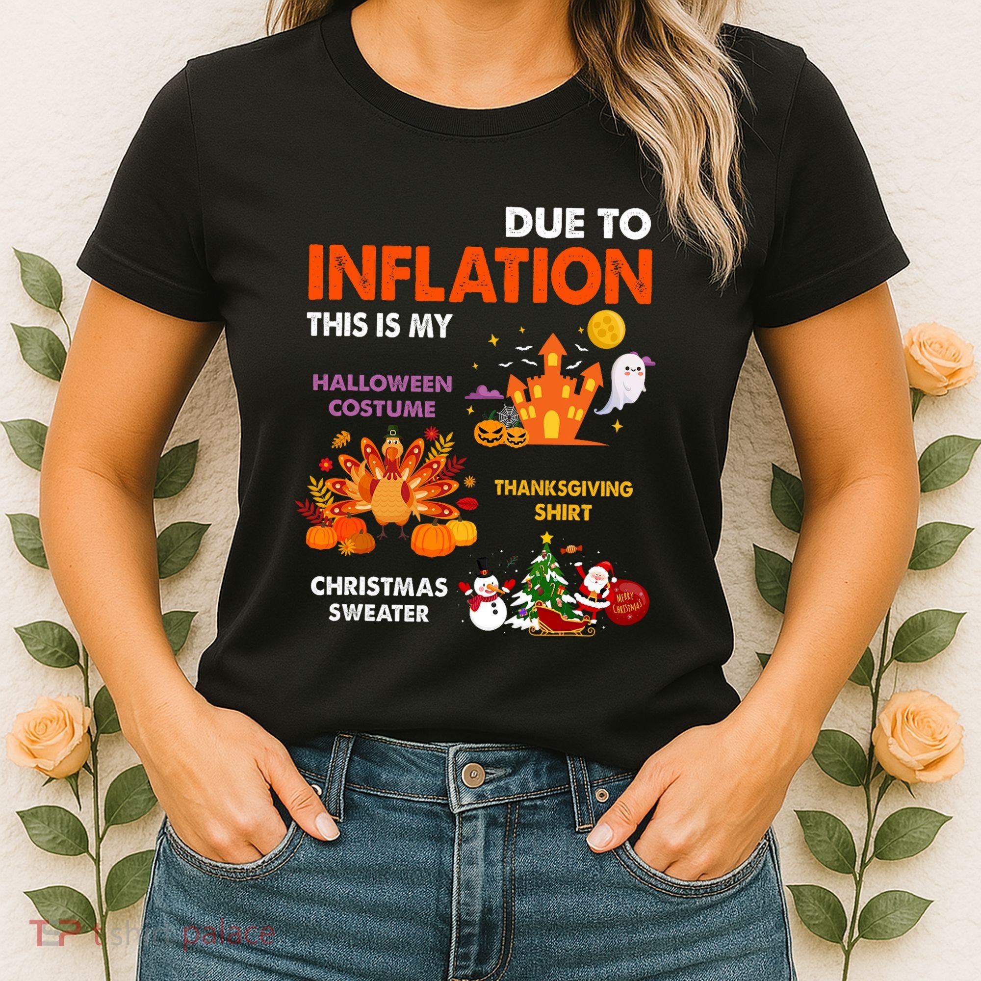 Funny Halloween Costume Thanksgiving Ugly Christmas Women's T-Shirt