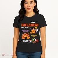 Funny Halloween Costume Thanksgiving Ugly Christmas Women's T-Shirt thumb 4