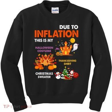 Funny Halloween Costume Thanksgiving Ugly Christmas Kids Sweatshirt