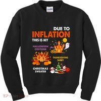 Funny Halloween Costume Thanksgiving Ugly Christmas Kids Sweatshirt thumb 0