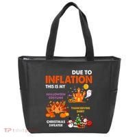 Funny Halloween Costume Thanksgiving Ugly Christmas Tote Bag thumb 0