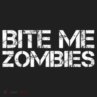 Funny Halloween, Cute Halloween, Bite Me Zombies Hat thumb 2