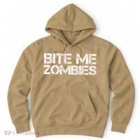 Funny Halloween, Cute Halloween, Bite Me Zombies Hoodie thumb 0