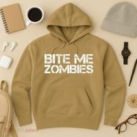 Funny Halloween, Cute Halloween, Bite Me Zombies Hoodie thumb 3